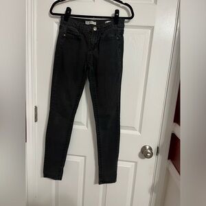 Mudd Skinny Flex Stretch Black Jeans Size 5